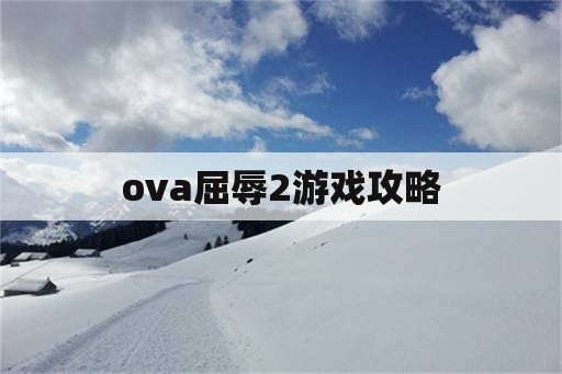 ova屈辱2游戏攻略