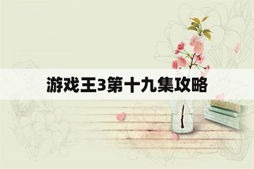 游戏王3第十九集攻略