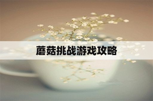 蘑菇挑战游戏攻略