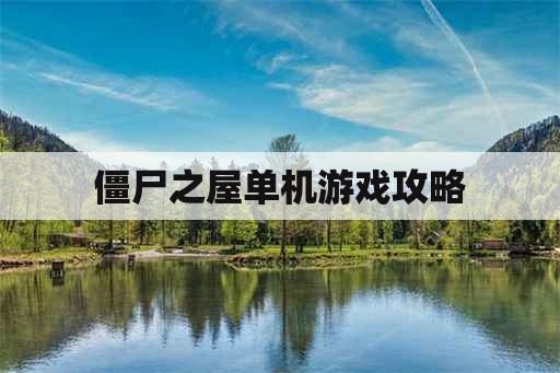 僵尸之屋单机游戏攻略