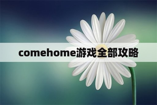 comehome游戏全部攻略