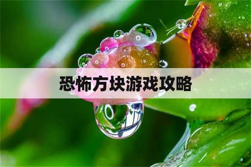 恐怖方块游戏攻略