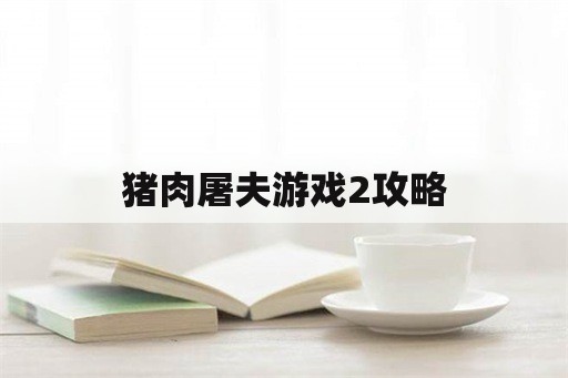 猪肉屠夫游戏2攻略