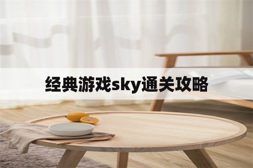 经典游戏sky通关攻略