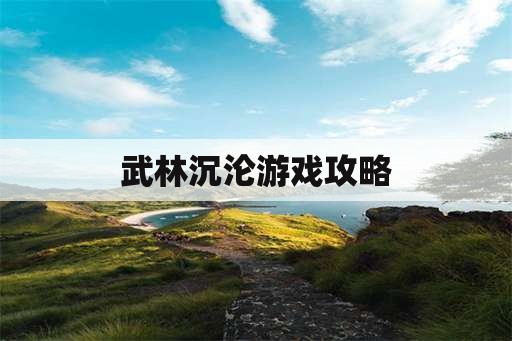 武林沉沦游戏攻略