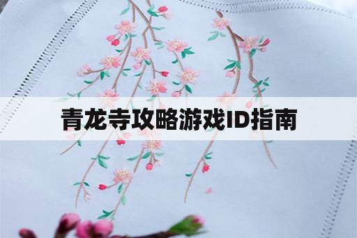 青龙寺攻略游戏ID指南