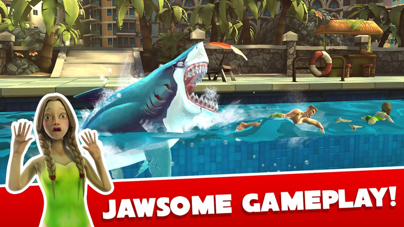 饥饿鲨世界修改版游戏-饥饿鲨鱼世界修改版下载