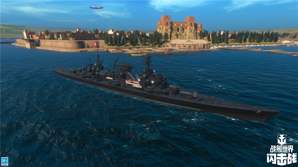 战舰世界闪击战黑色鲁恩D系IX级巡洋舰入列，战出五彩斑斓的黑