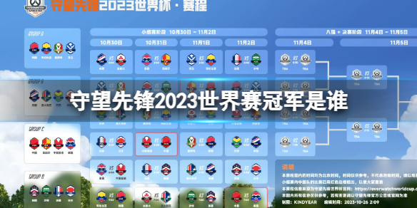 守望先锋2023世界赛冠军一览