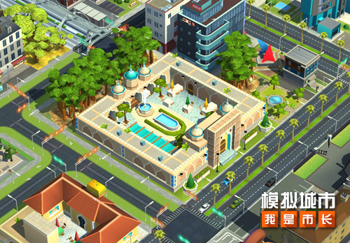 模拟城市：我是市长建造露天市集为城市增添魅力