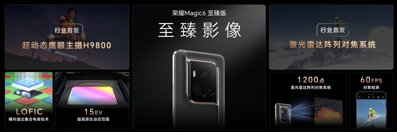 荣耀Magic6至臻版正式发布，搭载更进一步的单反级超动态鹰眼相机