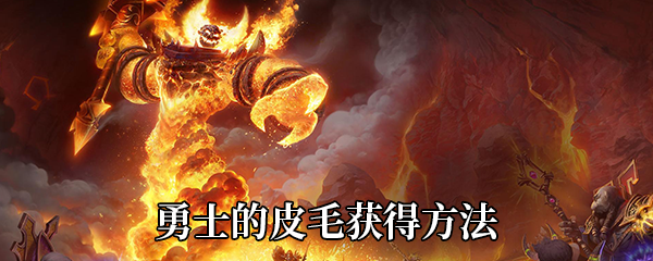 魔兽世界9.0勇士的皮毛获得方法