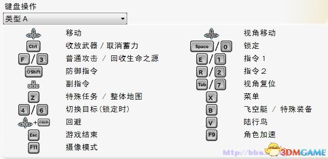 最终幻想：零式HD键盘键位设置方法UI设置