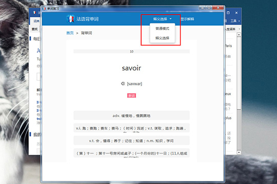 法语助手单词复习如何操作单词复习操作流程介绍