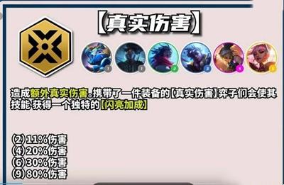云顶之弈s10真实伤害羁绊效果介绍