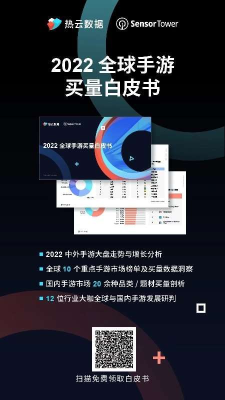 汇量科技旗下热云数据发布2022全球手游买量白皮书揭示手游出海新趋势