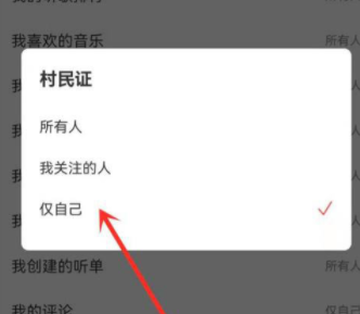 网易云音乐怎么隐藏村民证