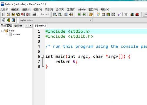 DevC++怎么用DevC++怎么创建c语言项目