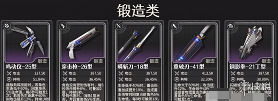 鸣潮武器锻造方法