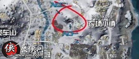 刺激战场雪地地图空投山洞在哪雪地地图空投山洞位置一览