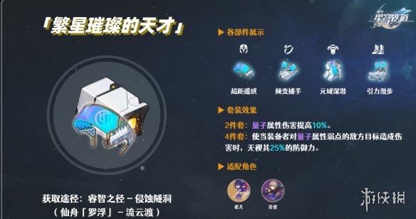 崩坏星穹铁道全角色遗器搭配推荐