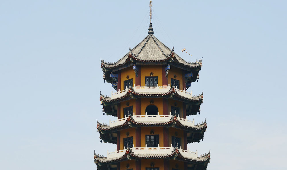 姑苏寒山寺（姑苏寒山寺夜半钟声到客船全文）