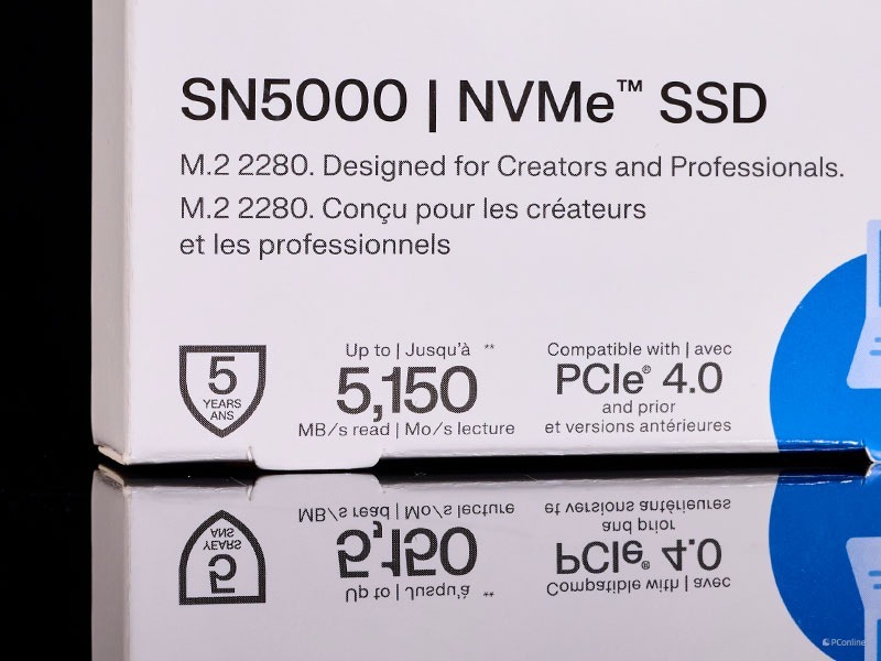 西部数据WDBlue™SN5000NVMe固态硬盘2TB评测：又快又稳，为AI而生