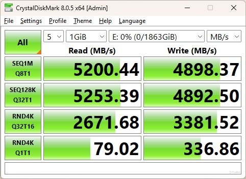 西部数据WDBlue™SN5000NVMe固态硬盘2TB评测：又快又稳，为AI而生