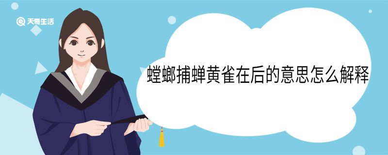 螳螂捕蝉黄雀在后的意思怎么解释