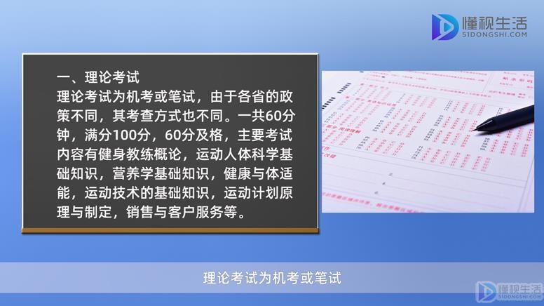 国职健身教练证书考试内容