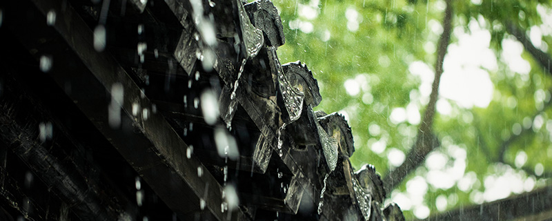 雨水祝福语