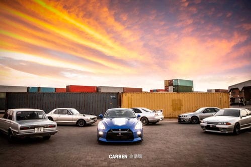 Nissan GT R全家福,真香 图片转自CARBEN APP用户 浩锴 