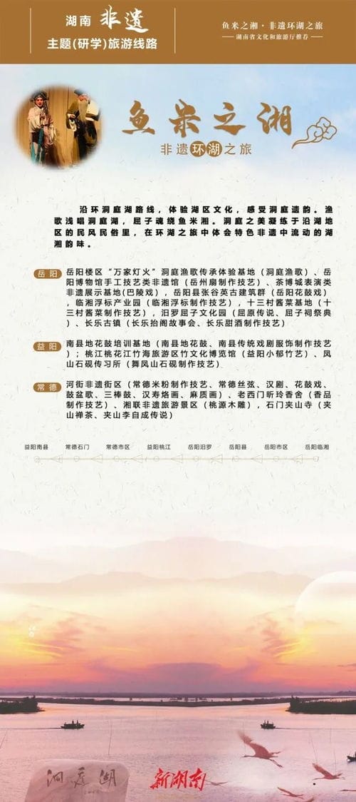 2021年湖南省发布了10条非遗主题 研学 旅游线路