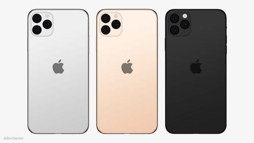 彭博社 iPhone 11的苹果 logo 位于后壳中间