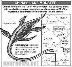 长白山水怪组团出现 专家称可能是飞蛾和鱼类 