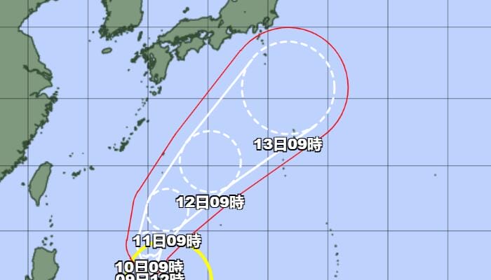 3号台风古超最新路径走势 会去日本登陆吗