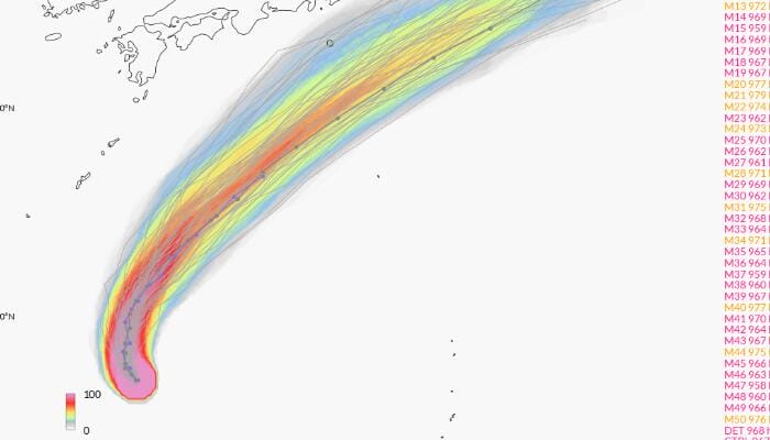 2023年3号台风6月9日实时路径图 “古超”最新台风路径