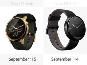 两代Moto 360智能手表参数对比