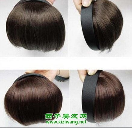 cos假发怎么带图解 教你怎么带刘海假发