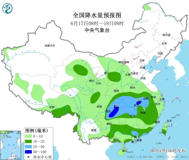 华南受“龙舟水”影响中 华北黄淮等继续高温可超40℃ 