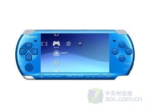 大连索尼 PSP 3000跃动蓝热销掌机921 