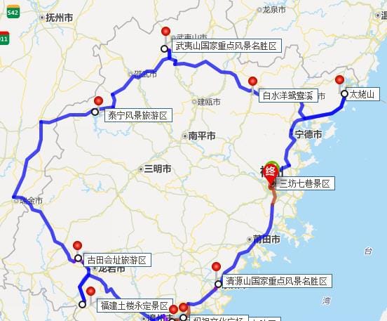 福建现有10个5A级旅游景区,是哪10个 自驾游玩如何规划行程