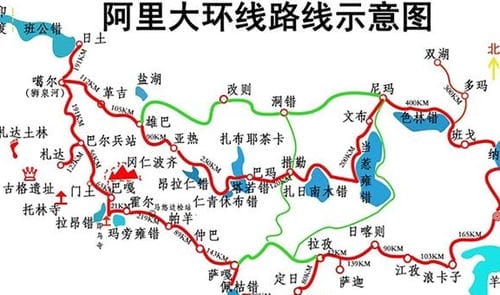 川藏线最经典的线路地图合辑 成都去色达 稻城亚丁 拉萨全覆盖