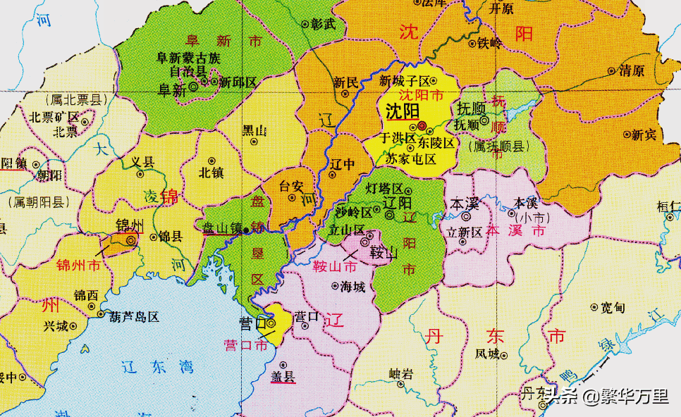 营口市是哪个省份的城市（辽宁省营口下辖6个区和县）