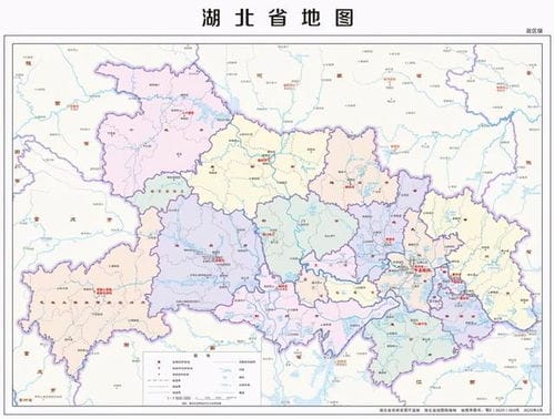 最新版2020年湖北省行政统计表和标准地图 建议收藏