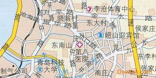 青岛地图全图高清版下载