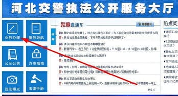 河北公安交管网怎么查机动车违章 