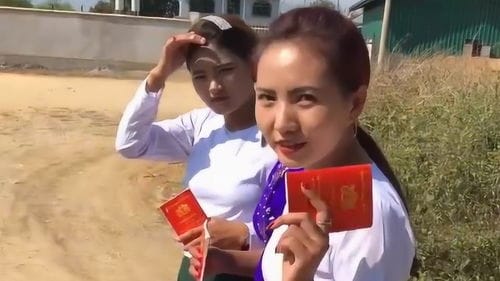 三个缅甸姑娘要来中国找男朋友,看看这长相,我觉得没有人能相中 