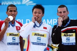 游泳世锦赛 张琳800米自由泳夺冠 