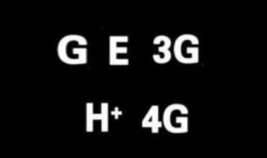 手机信号旁边的E G H 4G分别都是什么意思 